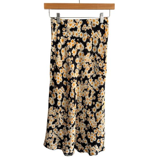 Realisation Par‎ Naomi Silk Skirt Flower Power Floral Size XS - Picture 7 of 9